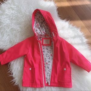Zara Babygirl kids pink outerwear raincoat